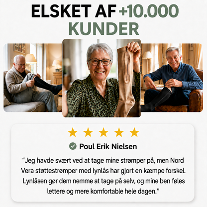 Støttestrømper Med Lynlås