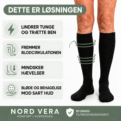 Støttestrømper Med Lynlås