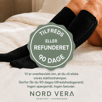 Støttestrømper Med Lynlås